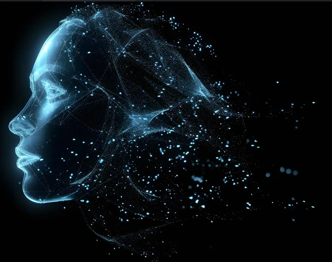 Testa olografica AI — Dzwon Wartonos Neural Core